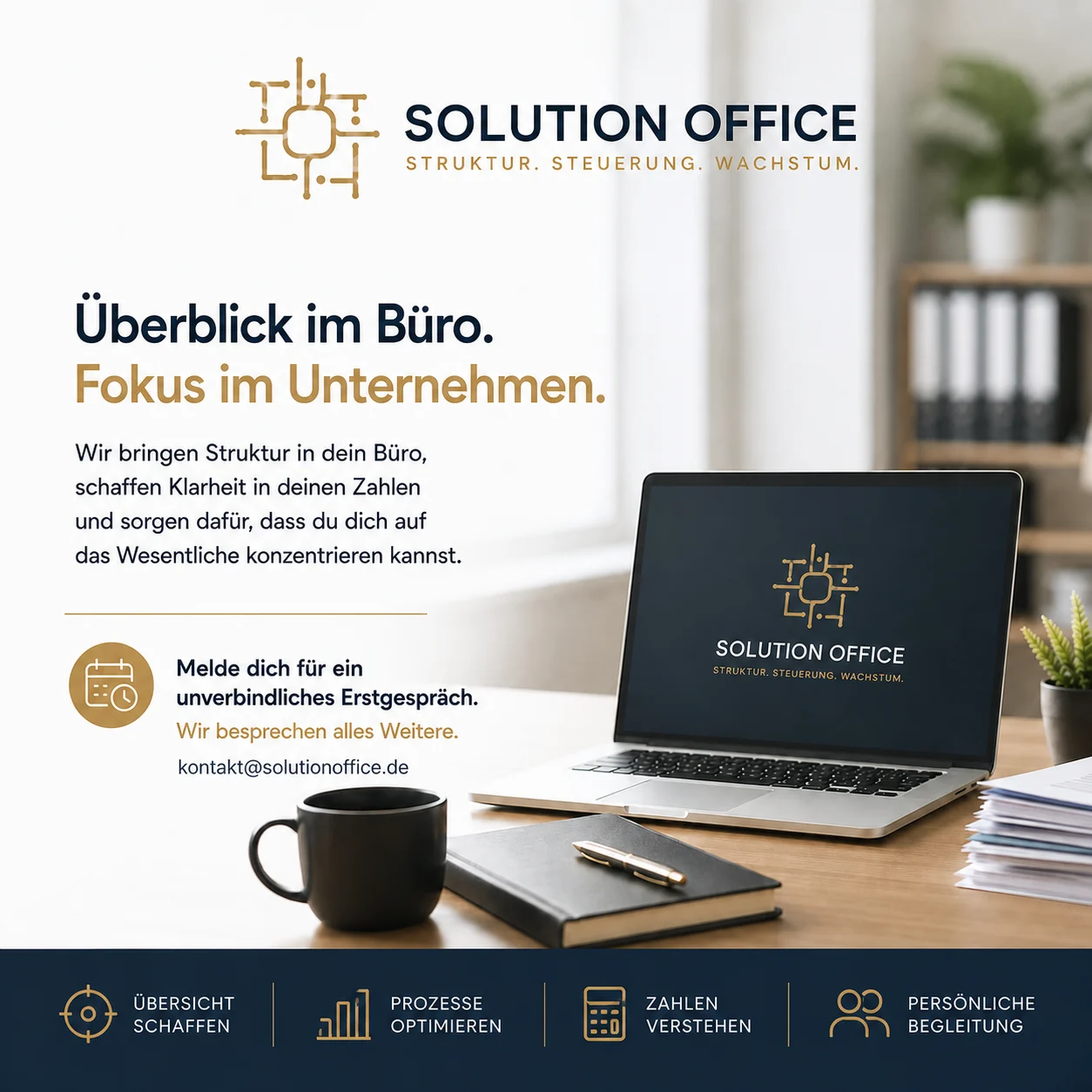 Solution Office: Überblick im Büro, Fokus im Unternehmen